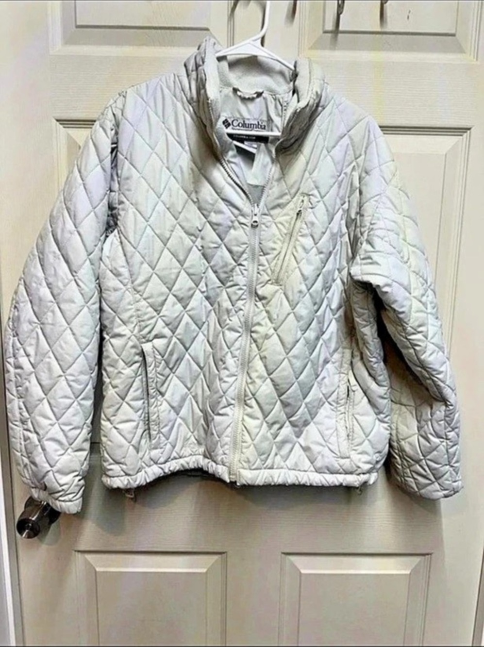 Columbia Quilted Puffer Jacket in White